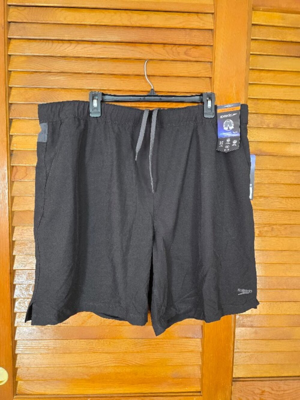 Speedo Hydro Volley Swim Trunks XXL Black NWT - Picture 7 of 9